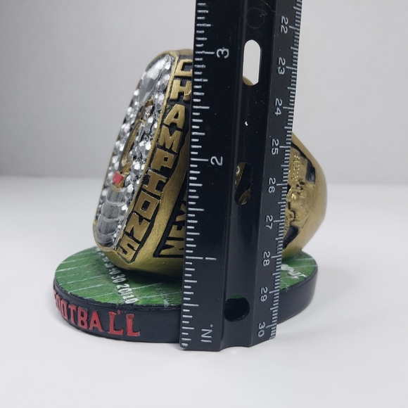 2008 Cincinnati Bearcats Big East Championship Ring Bobble Head Replica Figurine - Picture 10 of 11